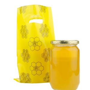 Ukrasna kesa žuta za teglu od 1 kg, pakovanje 20 kom.