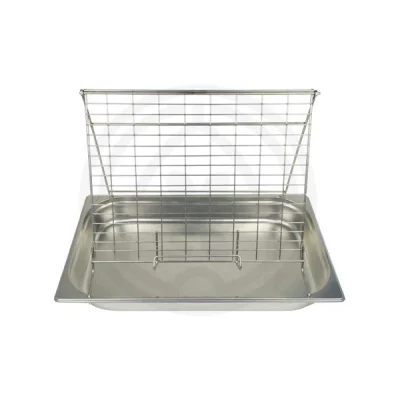 Stalak za otklapanje mednih poklopaca, Cr (inox)