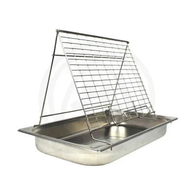 Stalak za otklapanje mednih poklopaca, Cr (inox)